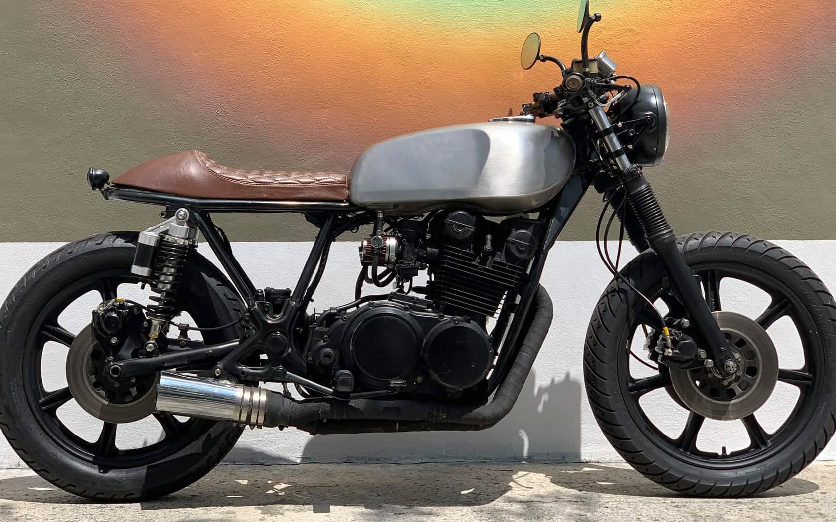The Yamaha XS750 up for grabs in the Petrol Head Derby